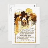 fiets briefkaart (Voorkant / Achterkant)