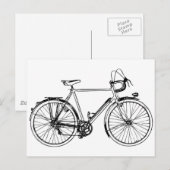 fiets briefkaart (Voorkant / Achterkant)