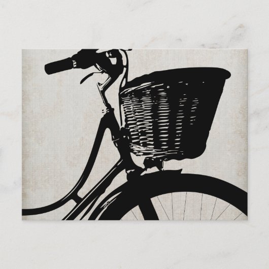  fiets briefkaart (Voorkant)