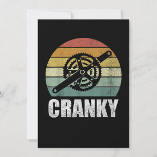 Fiets Cranky Gifts Fietsliefhebbers Cranky Bedankkaart