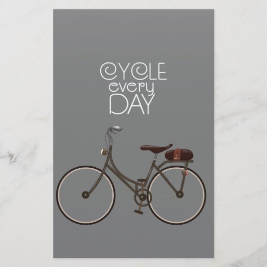 Fiets elke dag. briefpapier (Voorkant)