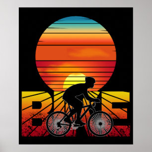 FIETS FIEITSEN ZONSONDERGANG POSTER