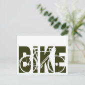 fiets . fiets / fietsen mooi briefkaart (Staand voorkant)