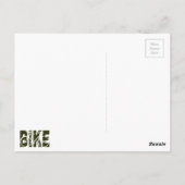 fiets . fiets / fietsen mooi briefkaart (Achterkant)