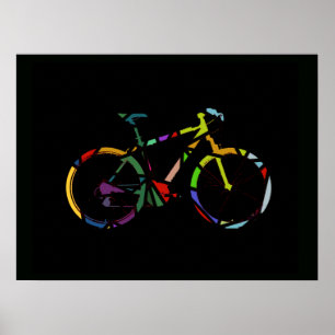 fiets . fiets / fietsen mooi poster