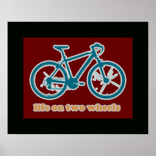 fiets . fiets / fietsen mooi poster
