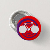 fiets . fiets / fietsen mooi ronde button 3,2 cm (Voorkant /achterkant)