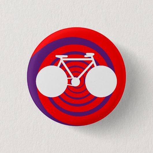 fiets . fiets / fietsen mooi ronde button 3,2 cm (Voorkant)