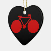 fiets = fiets keramisch ornament (Links)