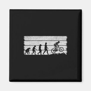 Fiets Fietsen Evolutie Mountainbiken Fietser Magneet