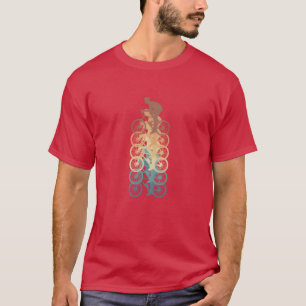 Fiets Fietsen Fitness Sport grappig T-shirt