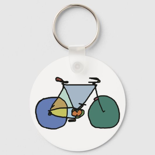 fiets . fietsen . sleutelhanger (Voorkant)