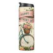  fiets: Floral Moederdag Thermosbeker (Geroteerd rechts)