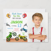 Fiets foto uitnodiging (Voorkant)