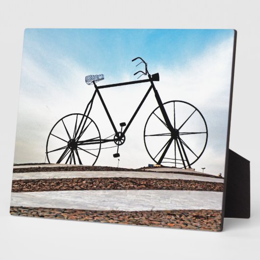 fiets fotoplaat (Zijkant)