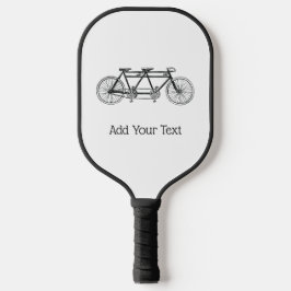  fiets gemaakt voor twee of tandem bike pickleball paddle