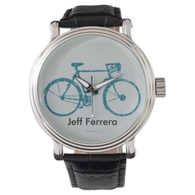Fiets gepersonaliseerd met naam horloge (Voorkant)