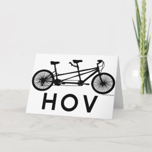 Fiets HOV Achter elkaar Kaart