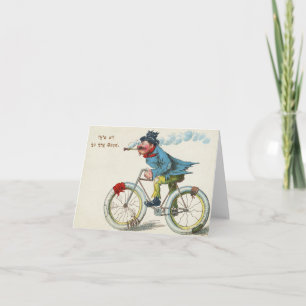 Fiets Humor Het is allemaal voor het goede Kaart