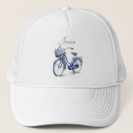 Fiets in Delfts Blauw aanpasbaar Trucker Pet