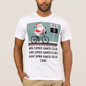 Fiets Kerst T-Shirt (Voorkant)