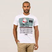 Fiets Kerst T-Shirt (Voorkant volledig)