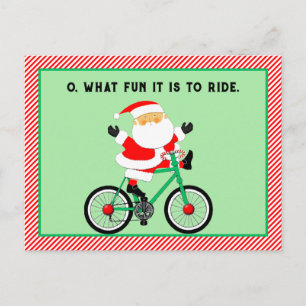 Fiets kerstkaarten feestdagenkaart