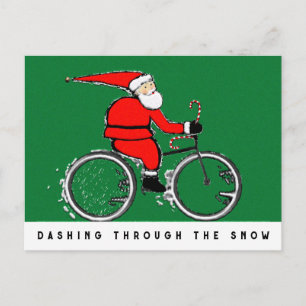 Fiets Kerstkaarten Feestdagenkaart