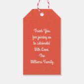 Fiets Kinder fiets verjaardagsfeestje Cadeaulabel (Achterkant)