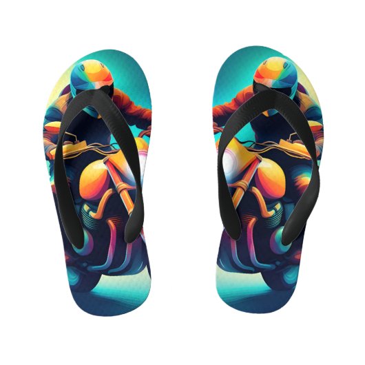 fiets kinder teenslippers (Voetbed)