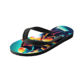 fiets kinder teenslippers (Schuin)