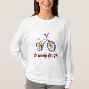 Fiets klaar voor gebruik t-shirt