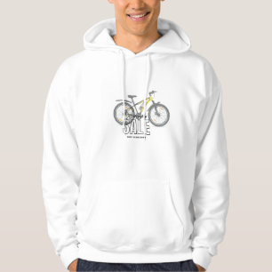 Fiets logo ontwerp op t-shirt