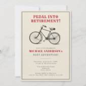  Fiets Mannen Pensioen Partij Kaart (Voorkant)