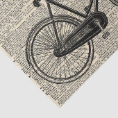  fiets met flowers retro-ontkoppeling tissuepapier (Detail)