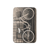 fiets met mandje badmat (Voorkant Verticaal)
