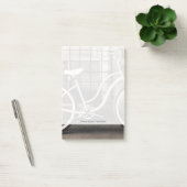  fiets met mandje post-it® notes (Kantoor)