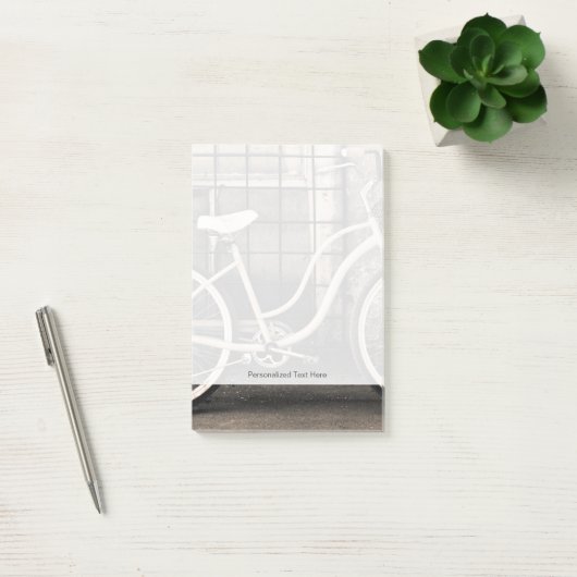  fiets met mandje post-it® notes (Kantoor)