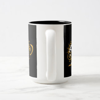 Fiets mountainbike wielrennen tweekleurige koffiemok