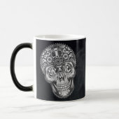 Fiets of Sterf!! Biking Skull Design Magische Mok (Links)