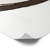  fiets omhoog poster (Hoek)