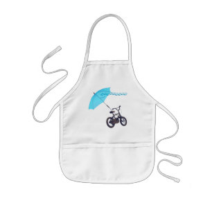 fiets + paraplu kinder schort