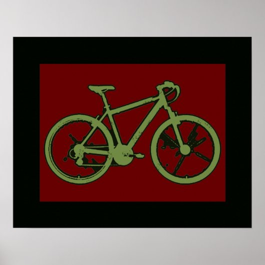 fiets poster (Voorkant)