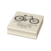 Fiets retour adres stempel, fiets, 	rubberstempel (Stempel)