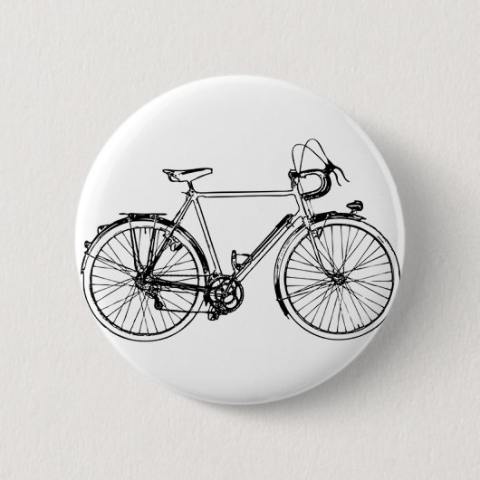  fiets ronde button 5,7 cm (Voorkant)
