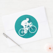 fiets ronde sticker (Envelop)