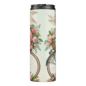  fiets: Rozen, Moederdag Charm Thermosbeker (Achterkant)