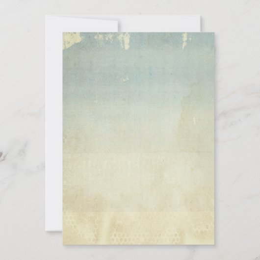  fiets Rustic Barn Wedding Invitations Kaart (Achterkant)