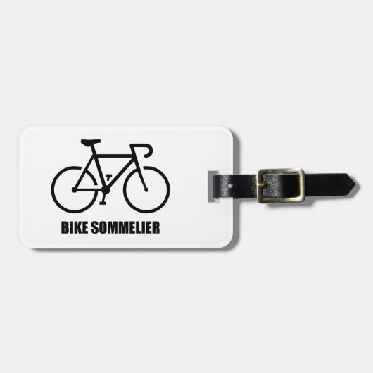 Fiets Sommelier Bagagelabel (Voorkant horizontaal)