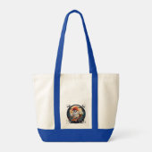 Fiets spook tote bag (Achterkant)